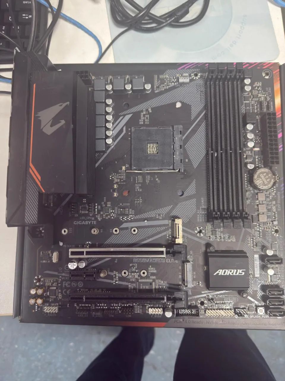 Placa-Mãe Gigabyte B550M Aorus Elite Rev. 1.3