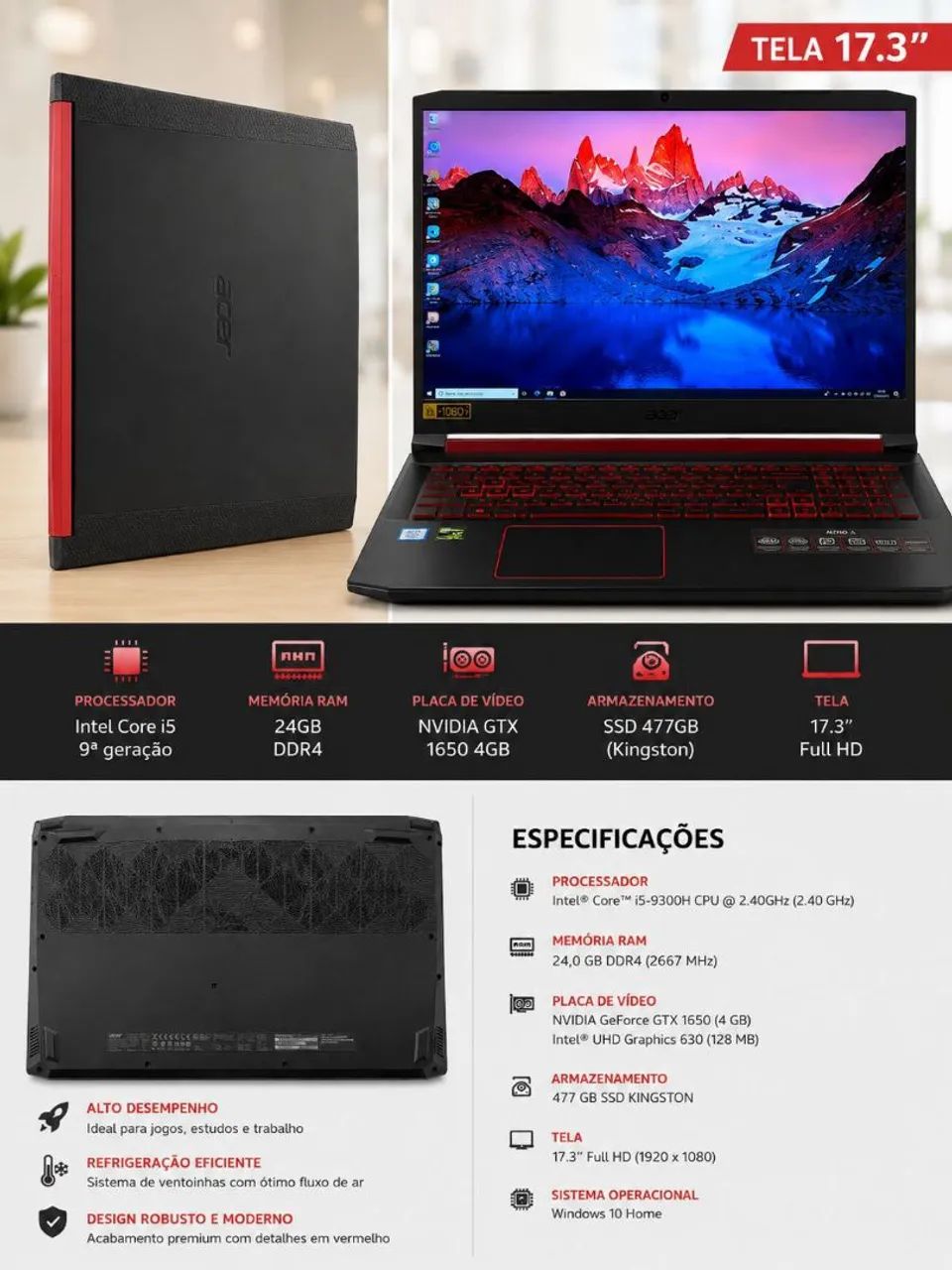 Notebook Acer nitro 5