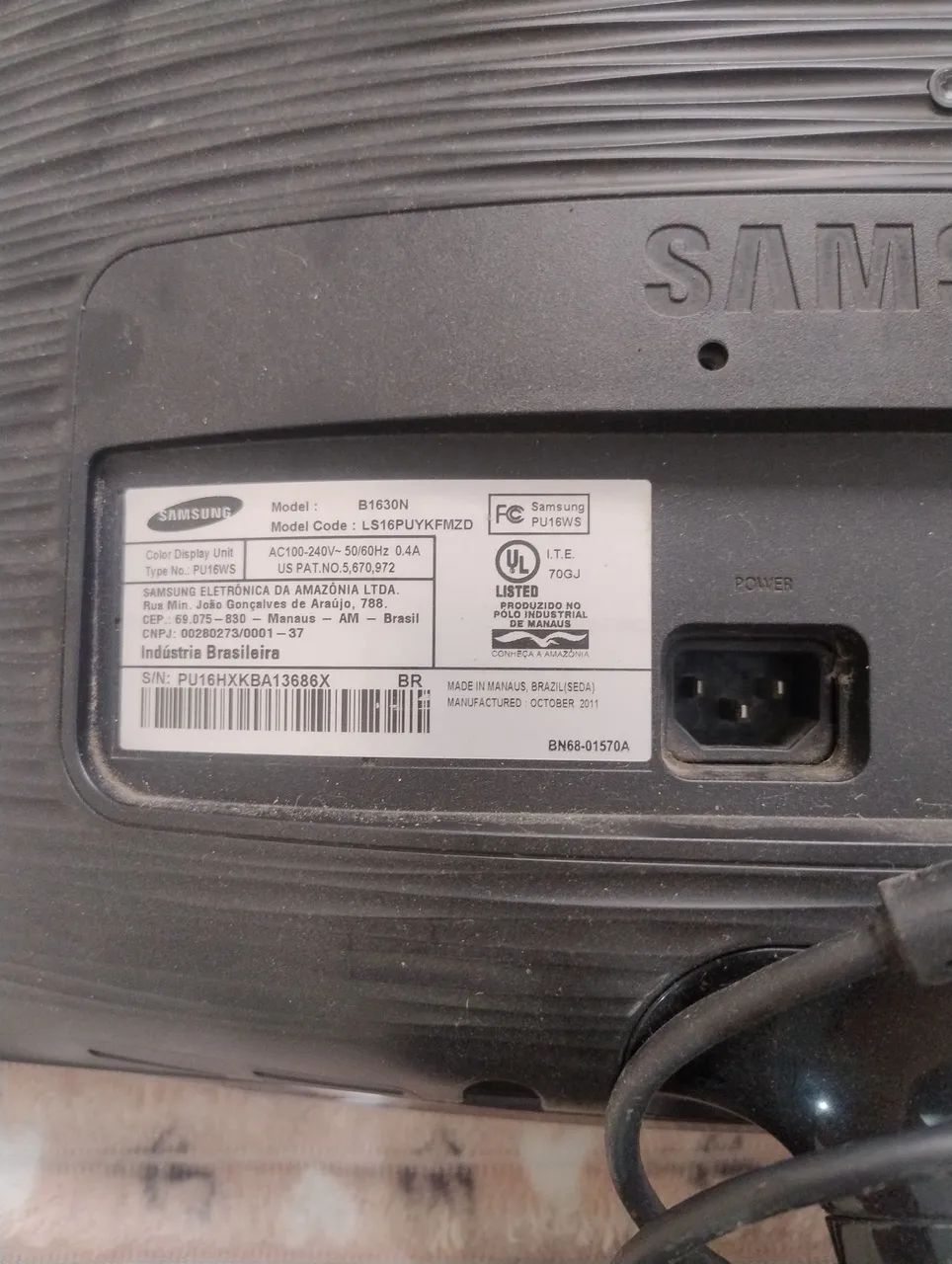 Monitor Samsung B1630N - Foto 3