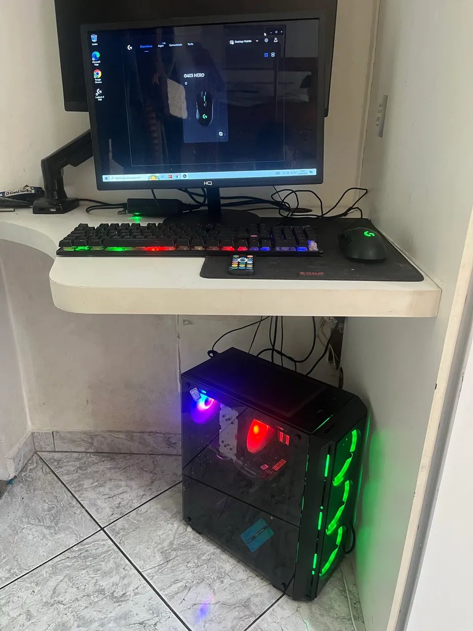 Pc Gamer Completo Ryzen 5 Placa de Video