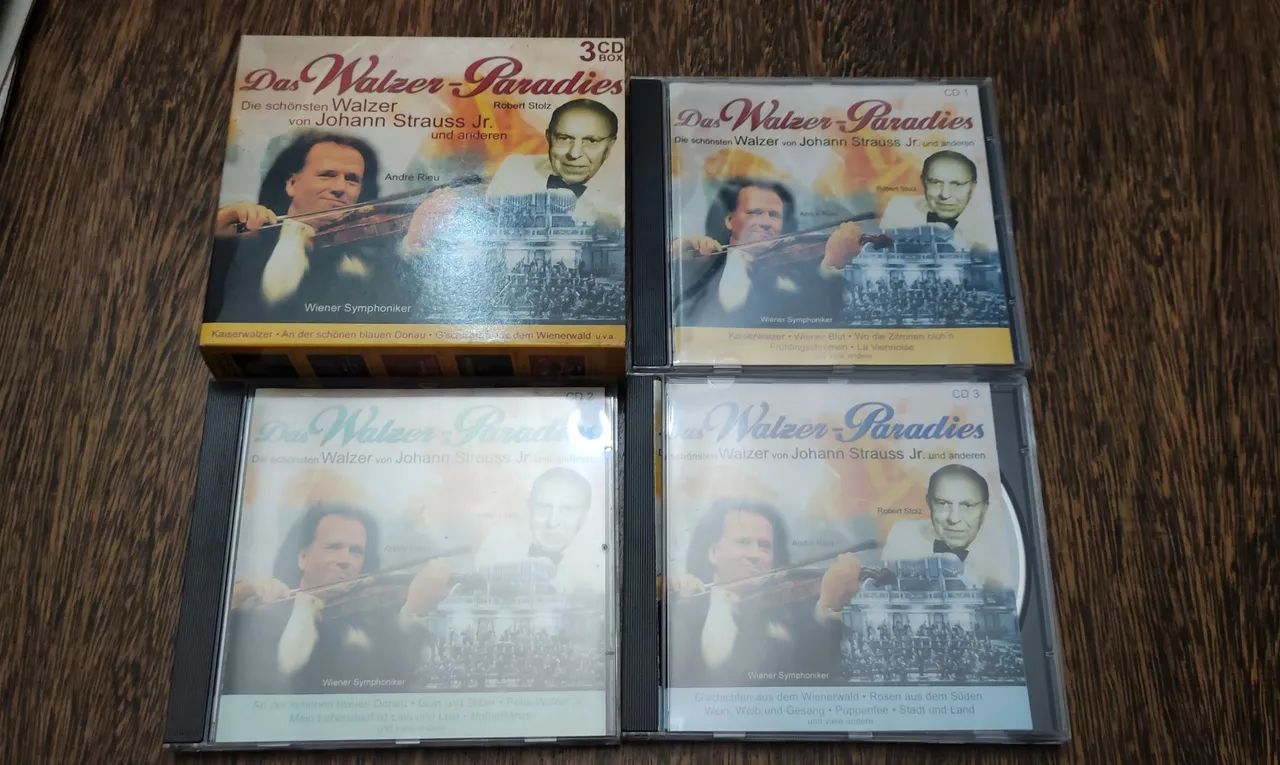 Box 3 CDs Das Walzer-Paradies Johann Strauss André Rieu - Foto 3