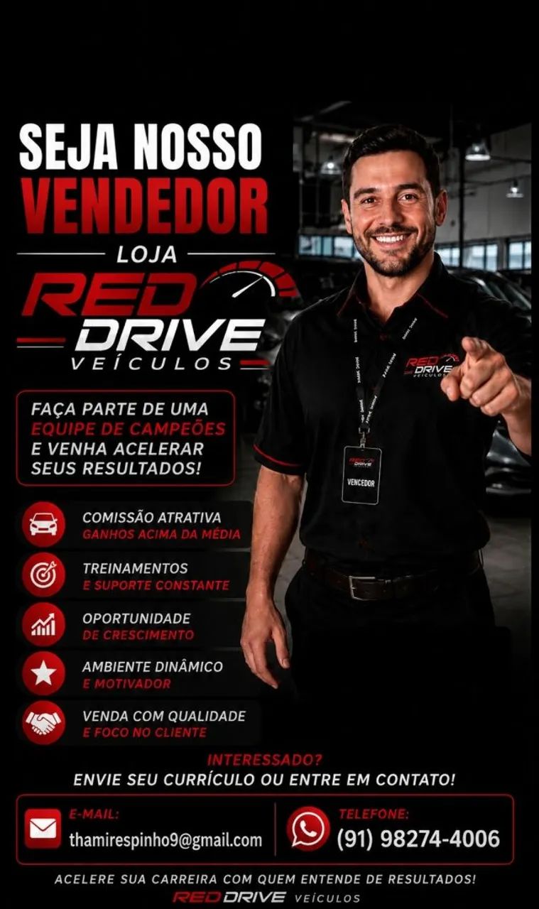 Vaga para vendedor 