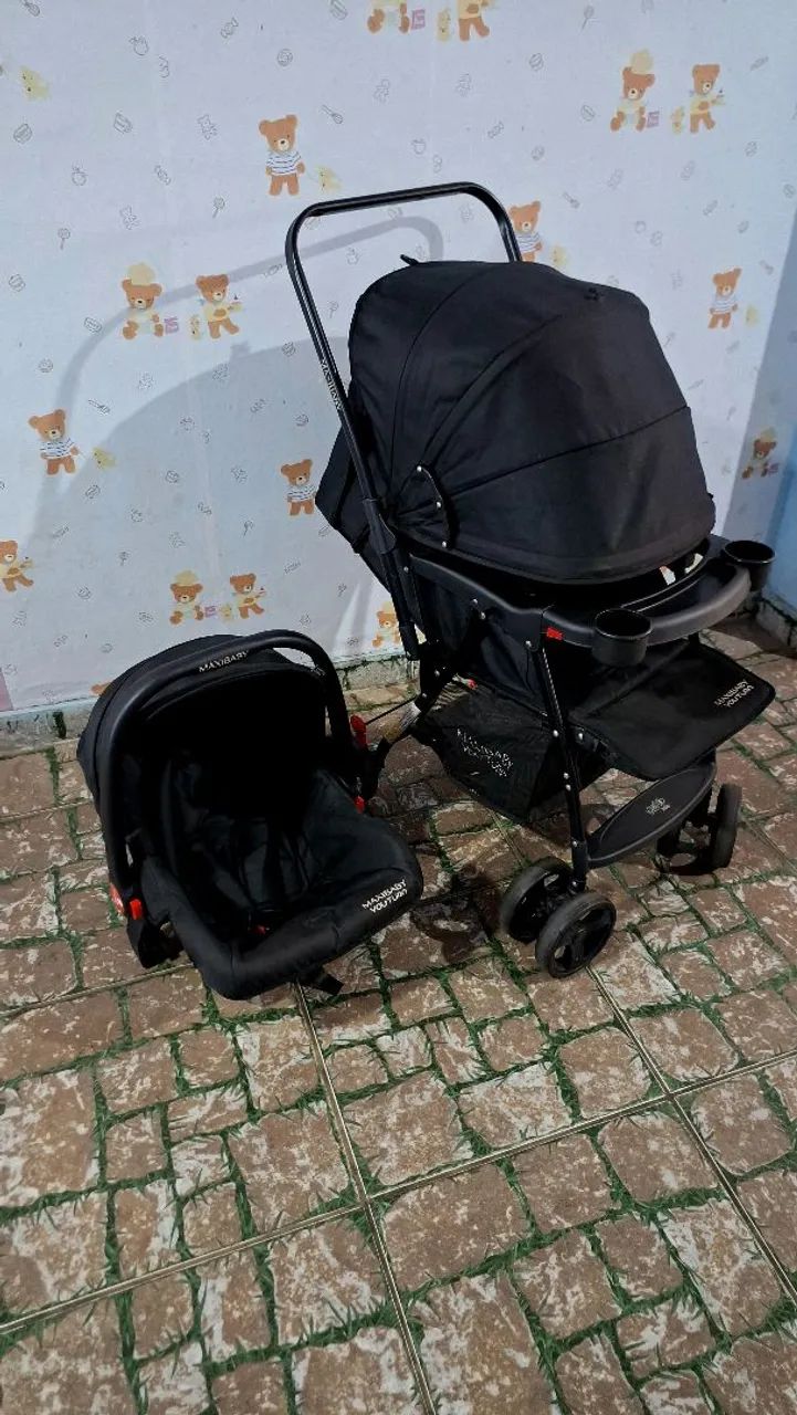 Carrinho de bebê mais bebê conforto  - Foto 5