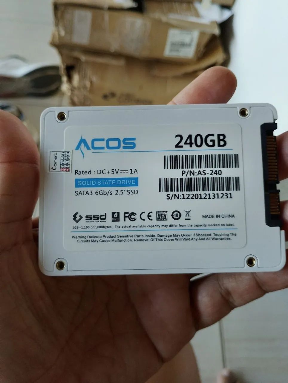 SSD 240gb sata funcionando perfeitamente saúde boa - Foto 2