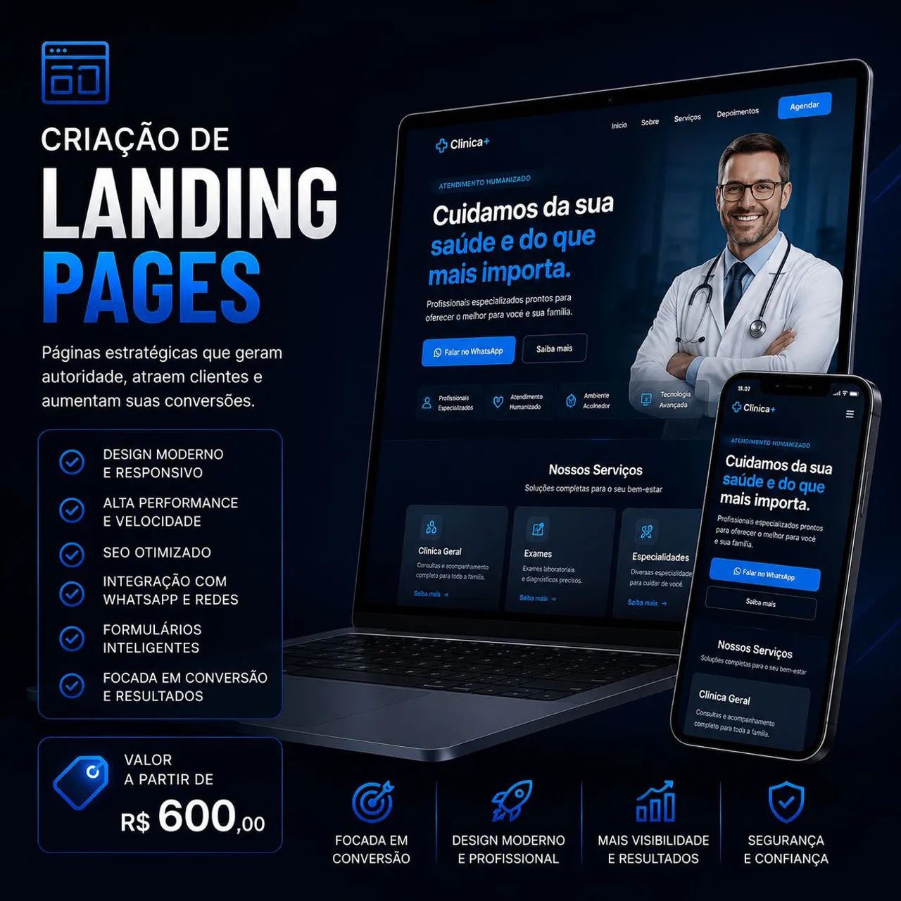 CRIAÇÃO DE LANDING PAGES