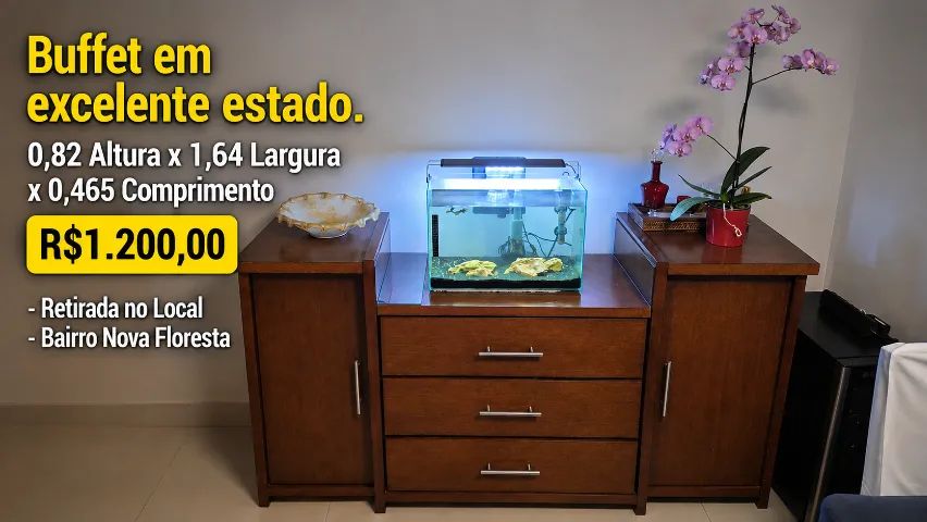 Buffet em excelente estado