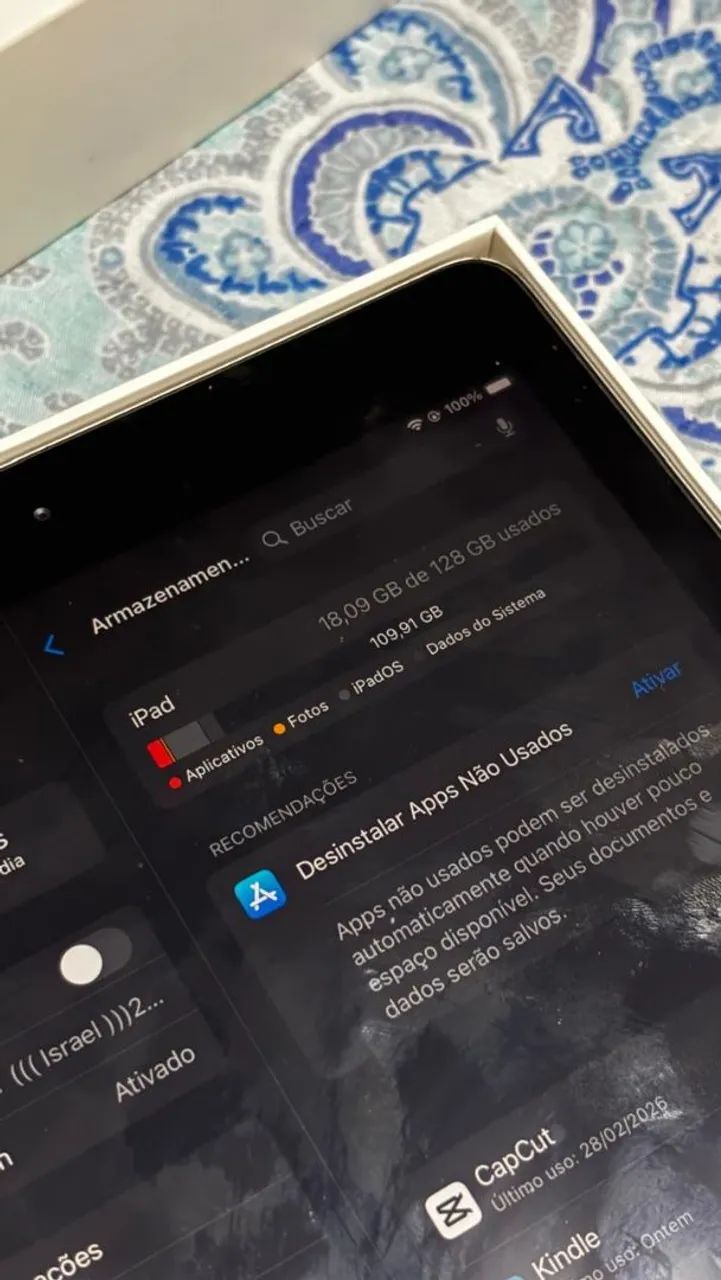 iPad 6ª geração 128GB - Foto 4