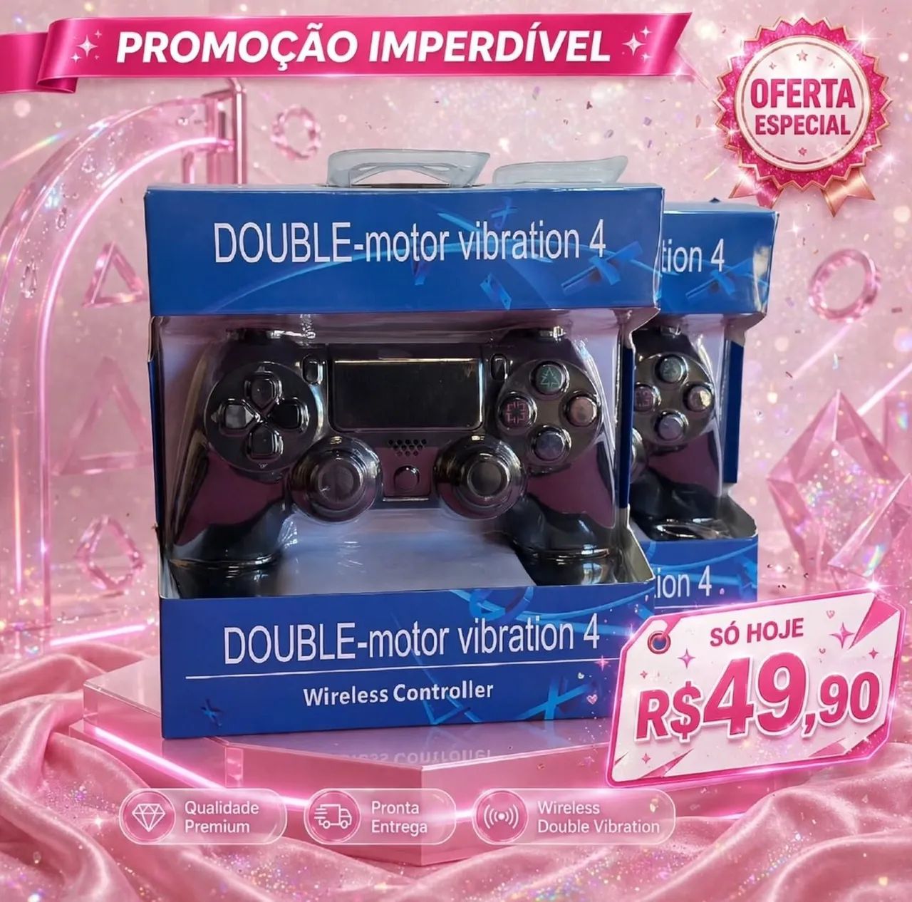 Controle bluetooth PS4/Pc 