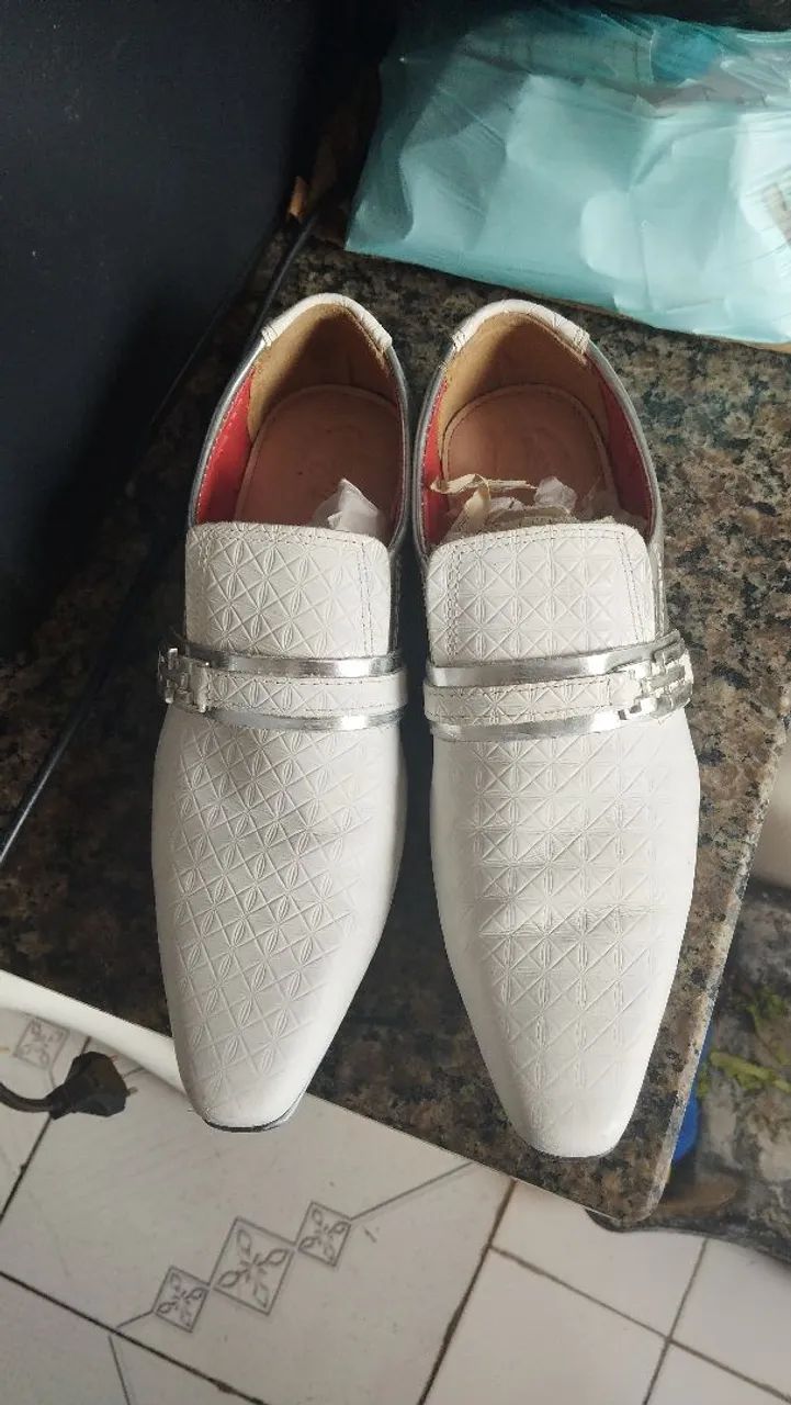 Sapato social branco 