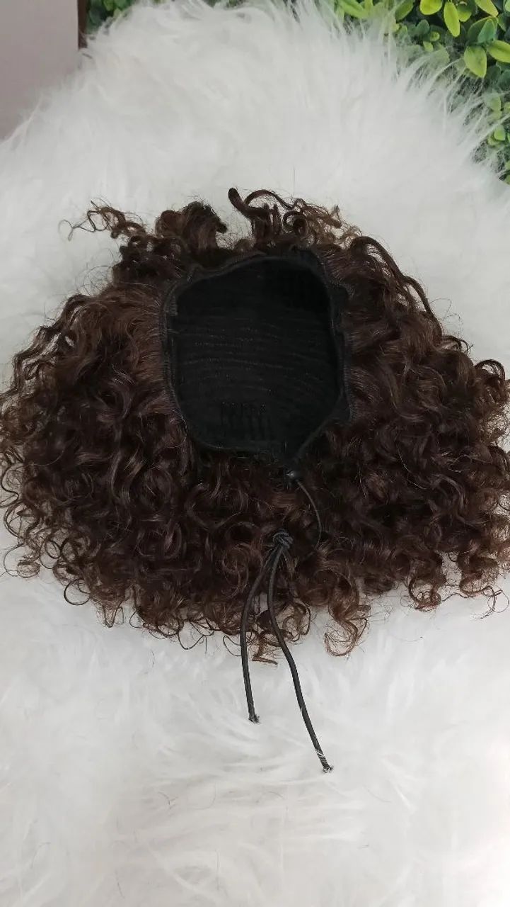 Afro puff 100% humano - Foto 2