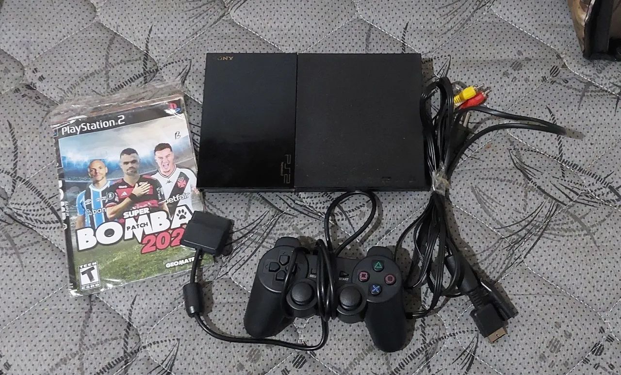 Ps2(play2) completo com 2 jogos - Foto 2