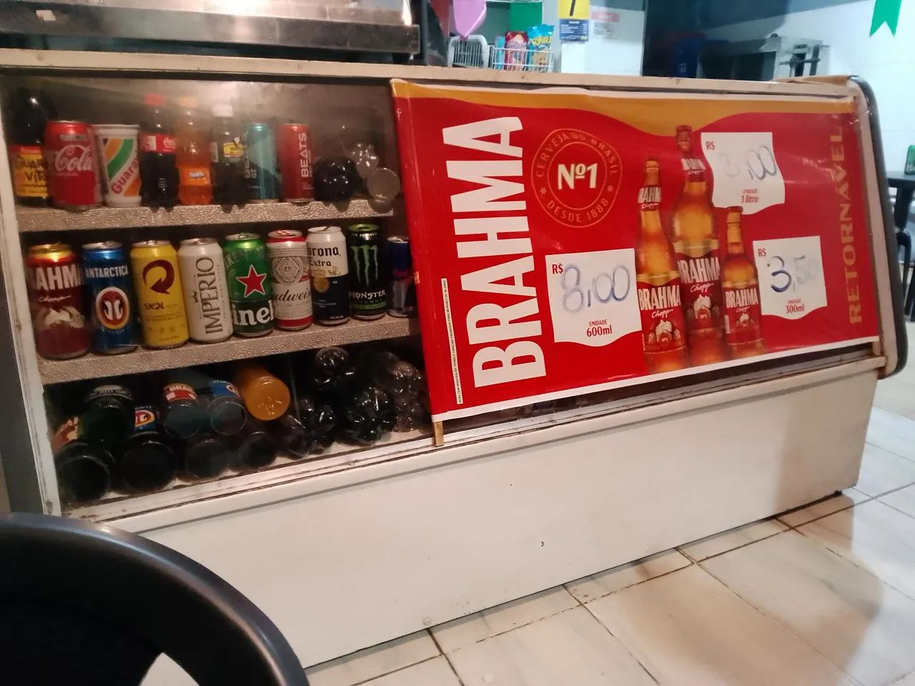 Balcão refrigerado