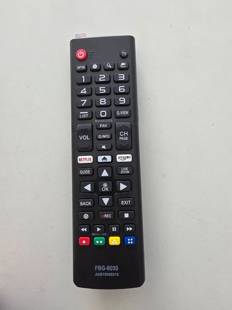 Controle remoto lg 