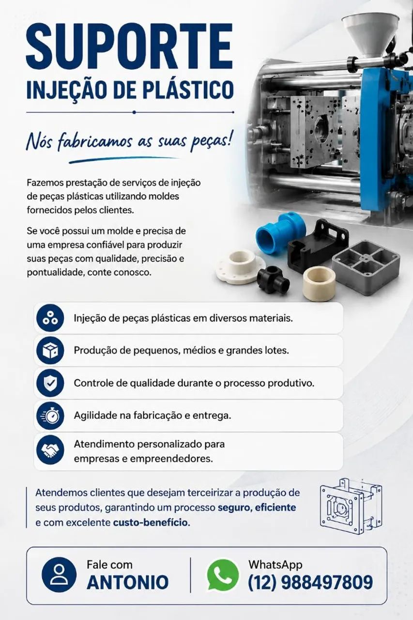 Injeção de plástico 