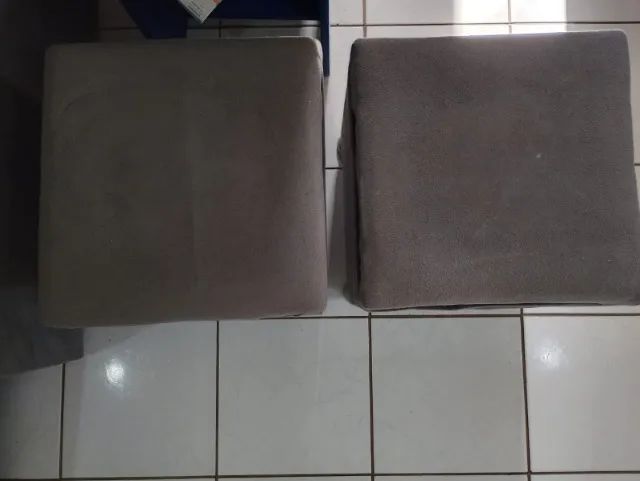 Sofá Retrátil e 2 Pufs (Leia a descrição sobre o dia de retirada) - Foto 4