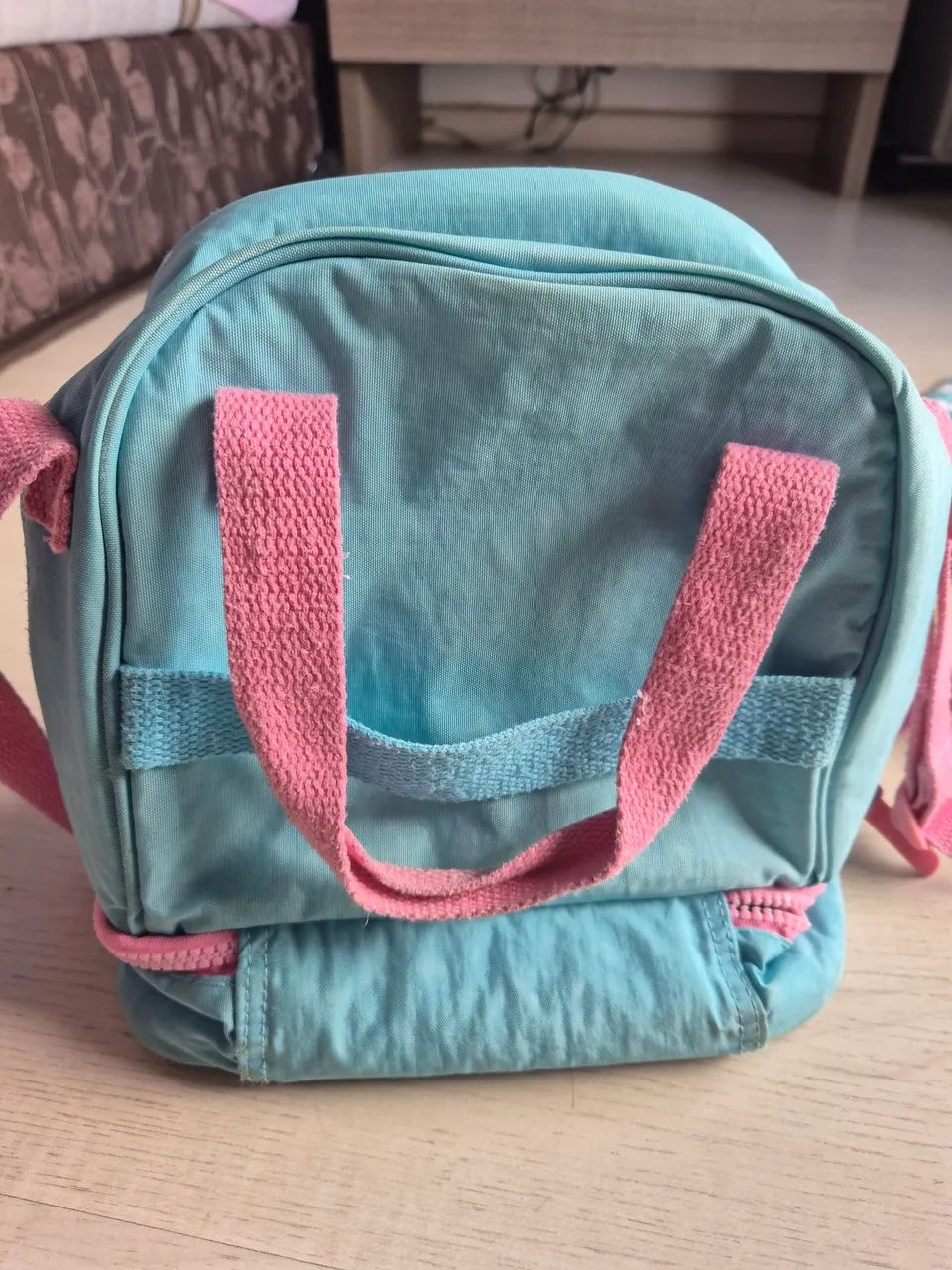 lancheira stitch azul e rosa - Foto 3