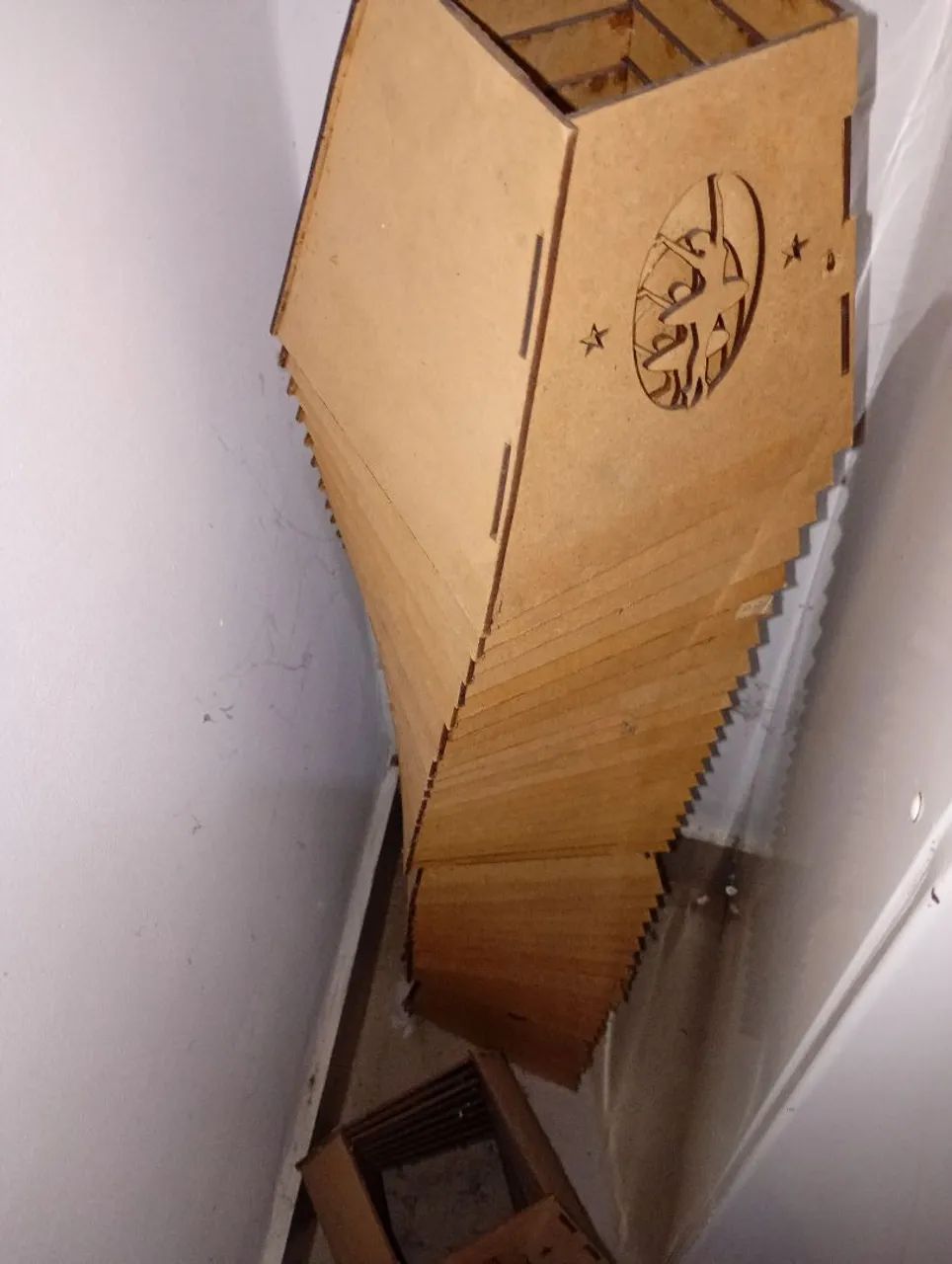 Topo de abajur em MDF 
