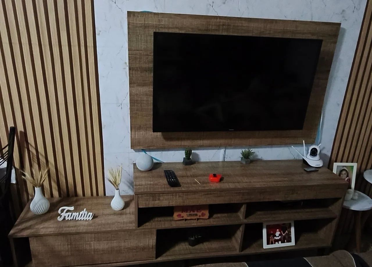 Rack com painel 