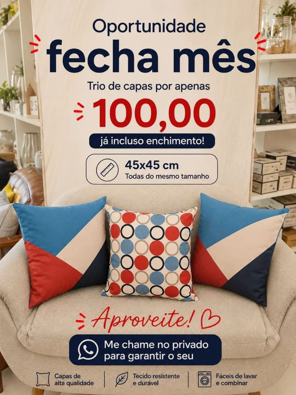 Capas de almofadas - Foto 4