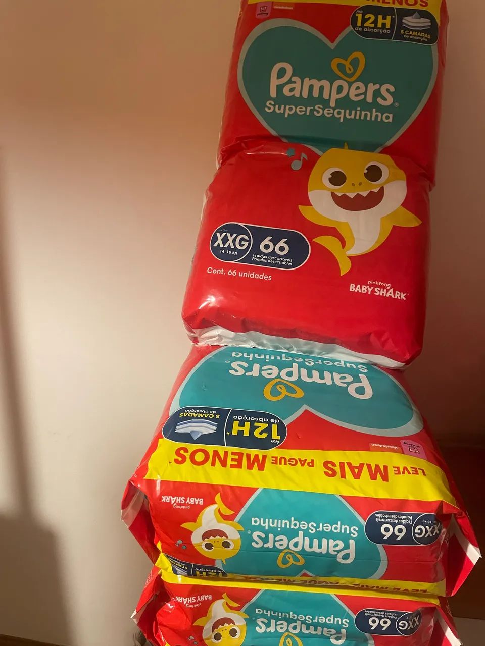 Fralda Pampers  xxg , 80$ casa pacote . - Foto 5