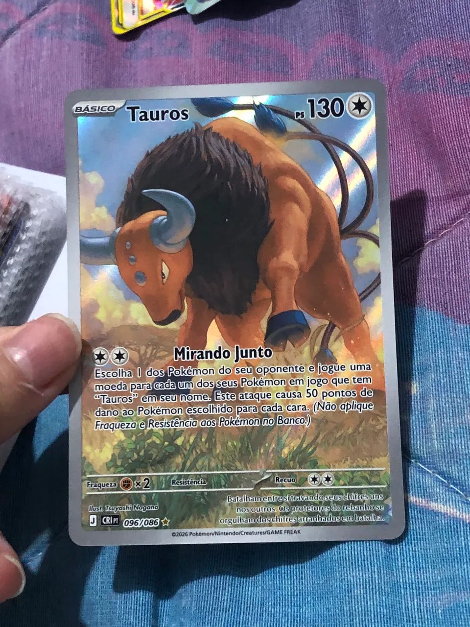 Card Pkm Tauros