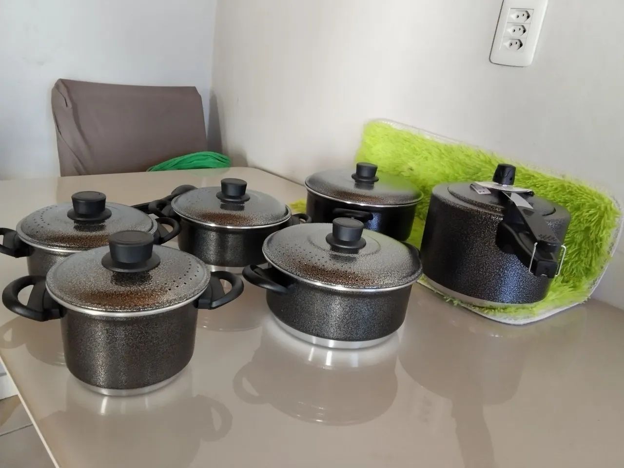 Jogo de panelas com 10itens  - Foto 4