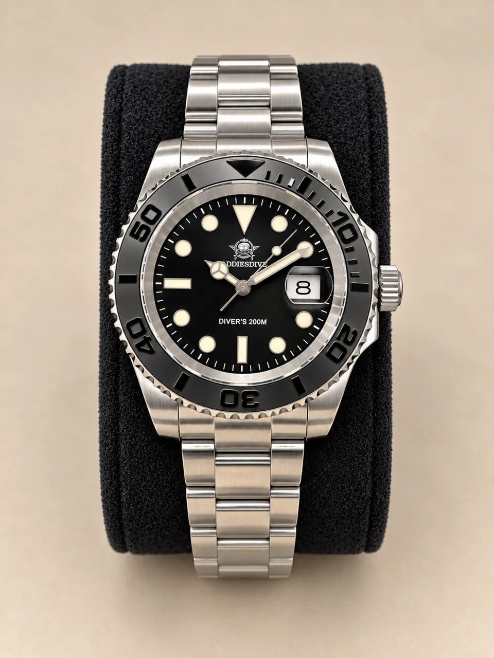 Relógio Addiesdive Yatch Master Black 41mm