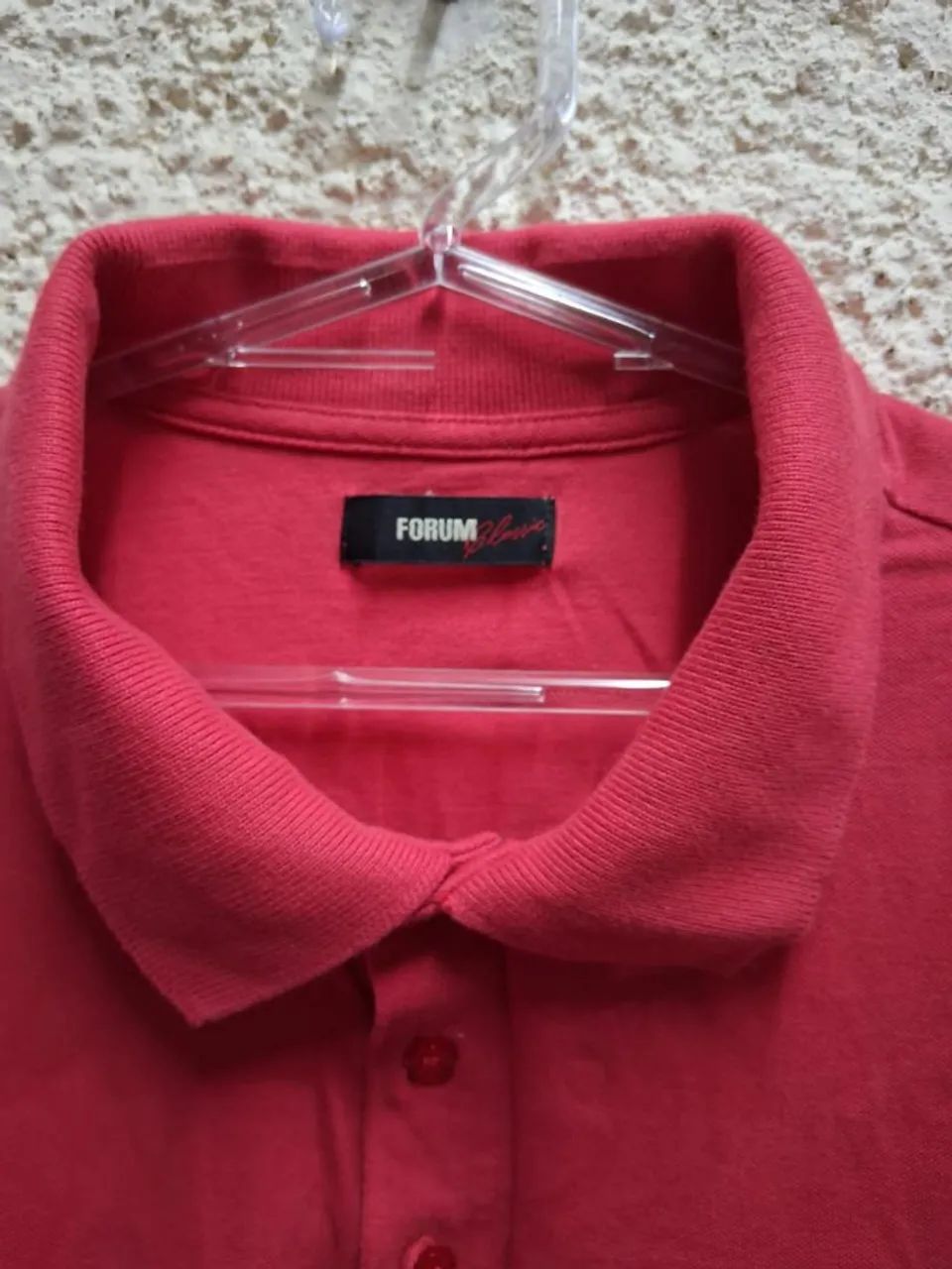 Camisa Polo Forum Vermelha - G - Foto 2