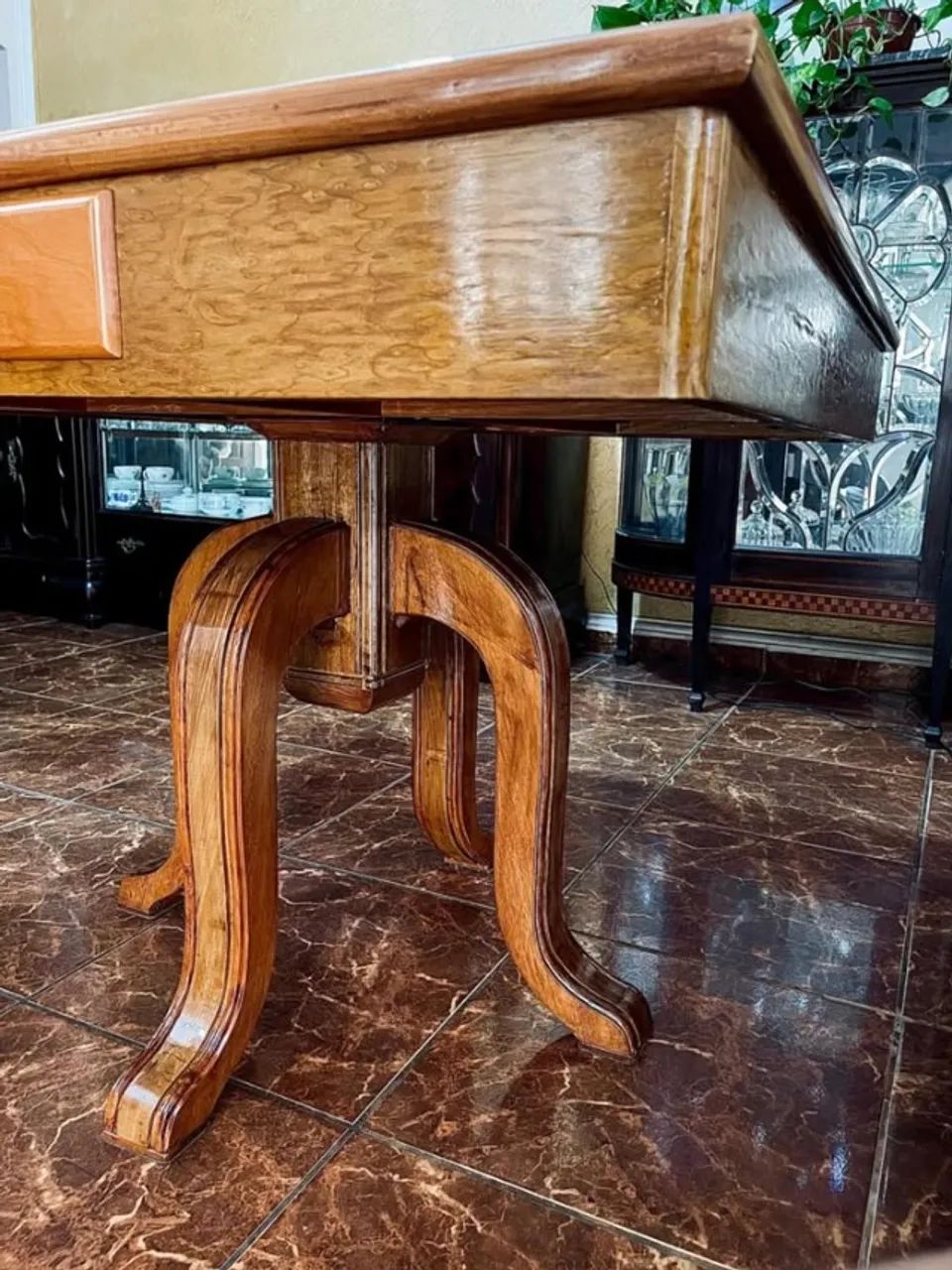 Mesa Quadrada de Madeira Maciça com Tabuleiro de Xadrez - Foto 2