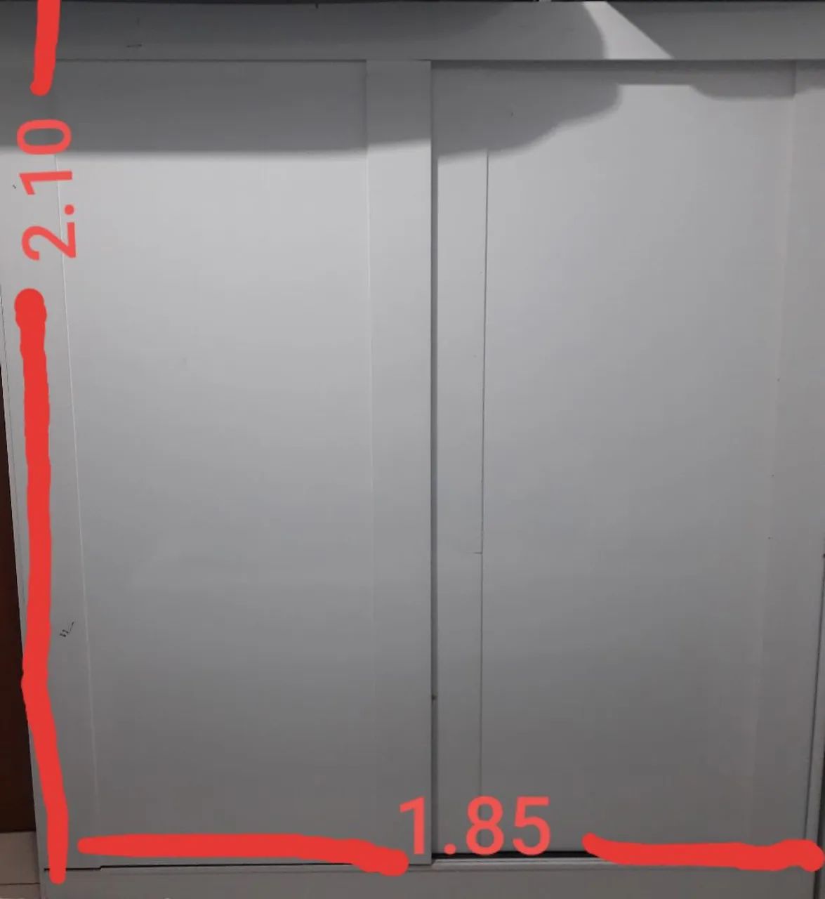 Guarda Roupa Branco 2 portas  - Foto 5