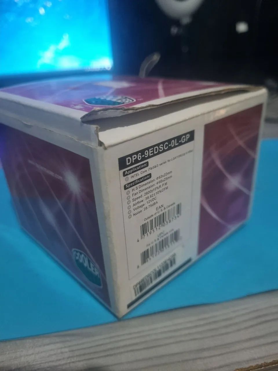 Cooler Processador Intel Cooler Master DP6-9EDSC-0L-GP - Com Caixa - 50 reais - Foto 2