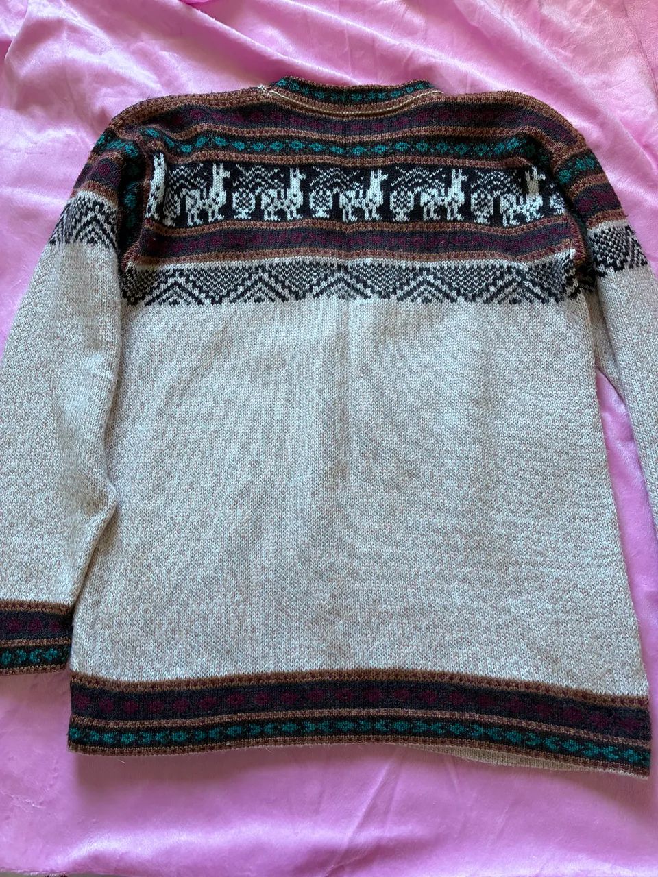 Blusa peruana lhama