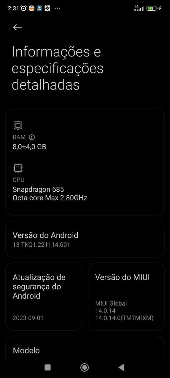 redmi note 12 128 GB ram R$ 400 - Foto 5