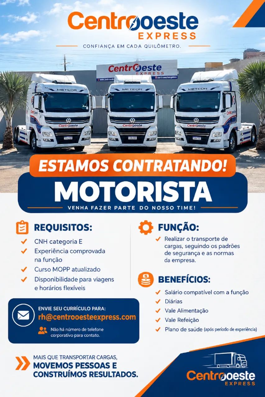 Vaga Motorista E