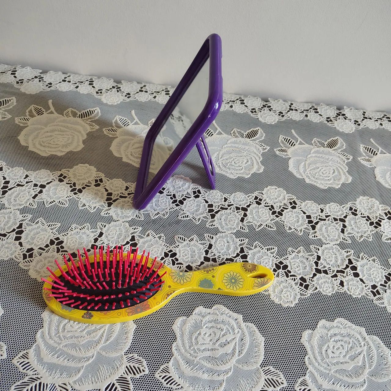 Kit espelho e Escova de Cabelos - Foto 3