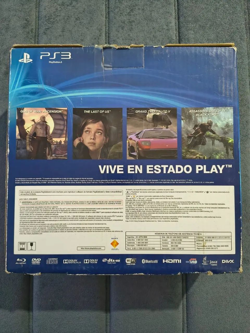 Playstation 3 com lote de jogos - Foto 2