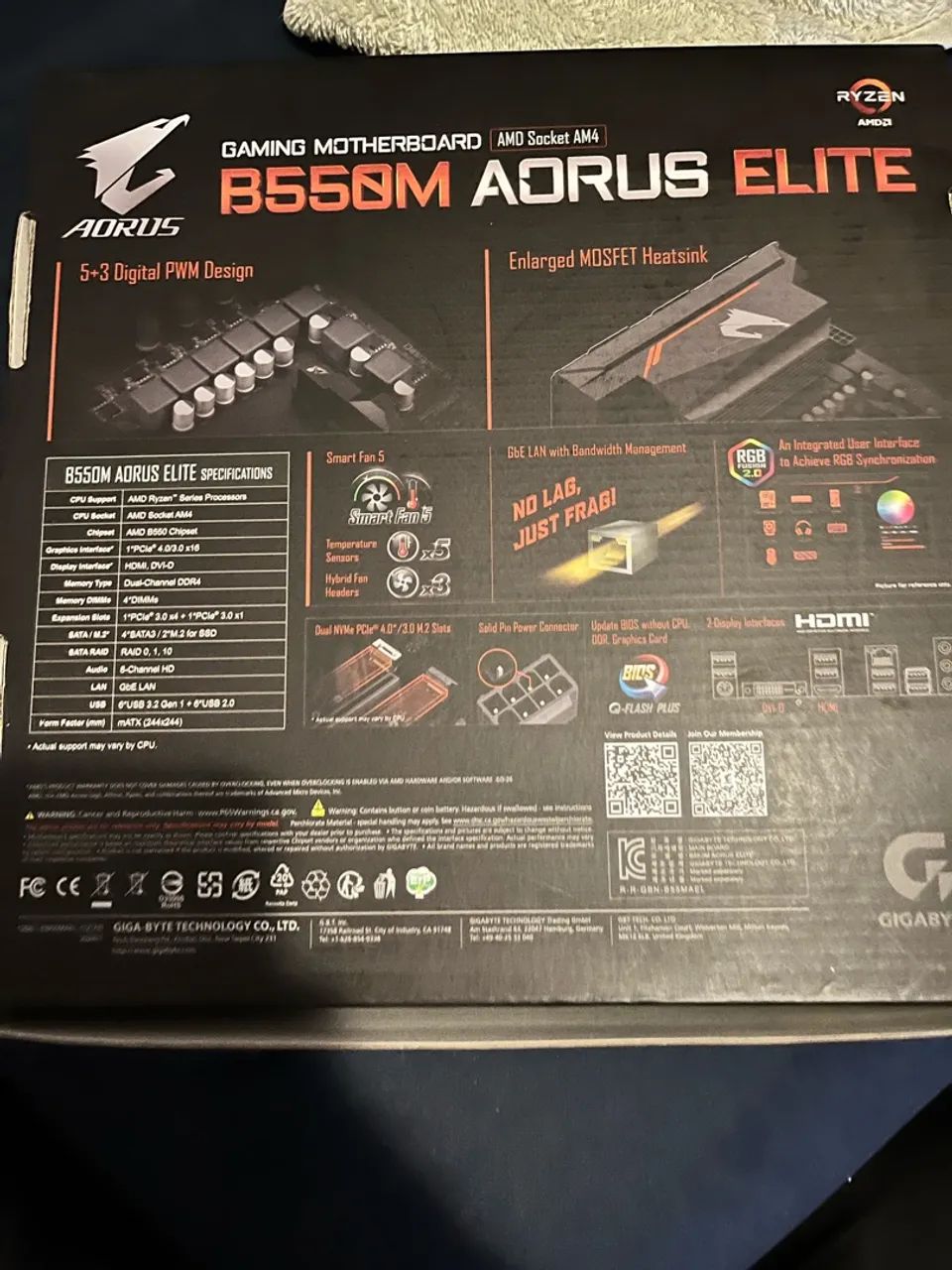 B550M AORUS ELITE - Foto 2