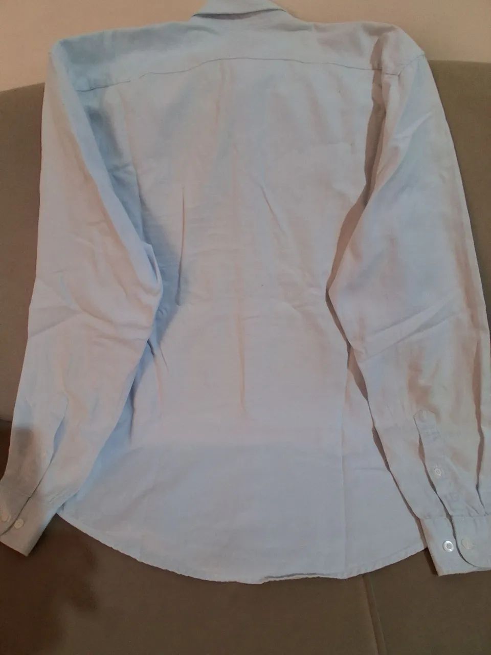 02 Camisas de manga curta e longa masculino! - Foto 5