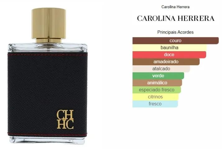 Perfume Ch Men Carolina Herrera Eau de Toilette 100ml - Foto 4