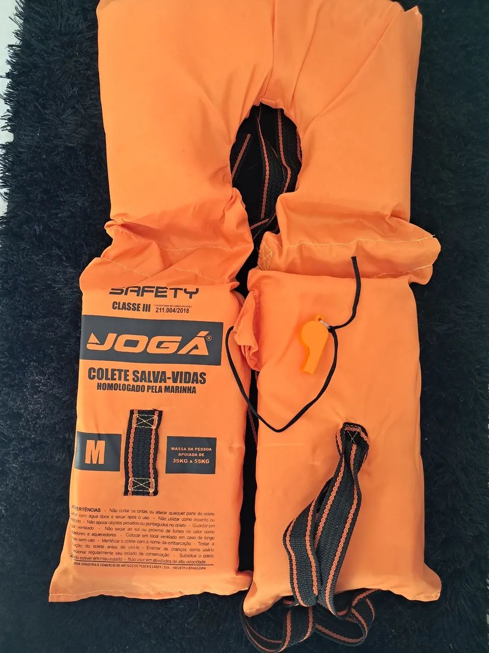 Colete Salva-Vidas Safeti Classe lll, Marca Jogá, tamanho M, capacidade de 35 a 55 Kg - Foto 2