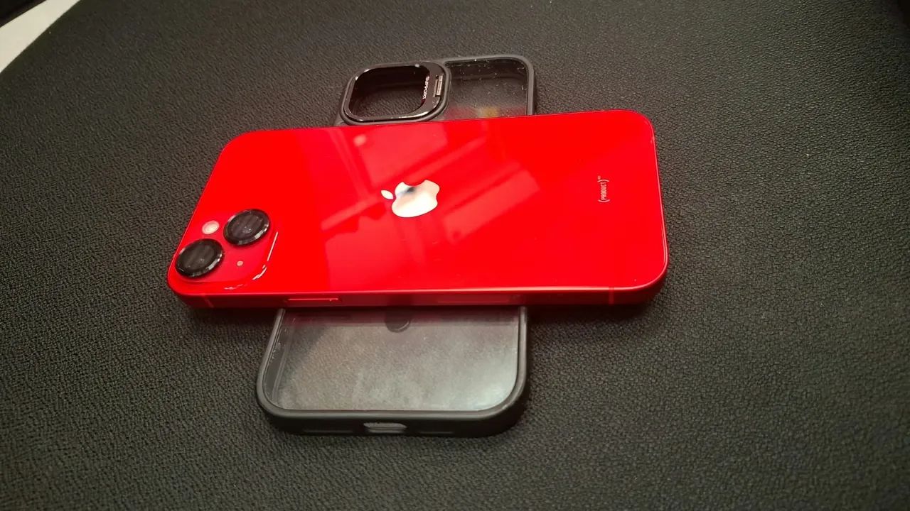 IPHONE 14 PLUS 256GB VERMELHO ? IMPECÁVEL ? - Celulares e