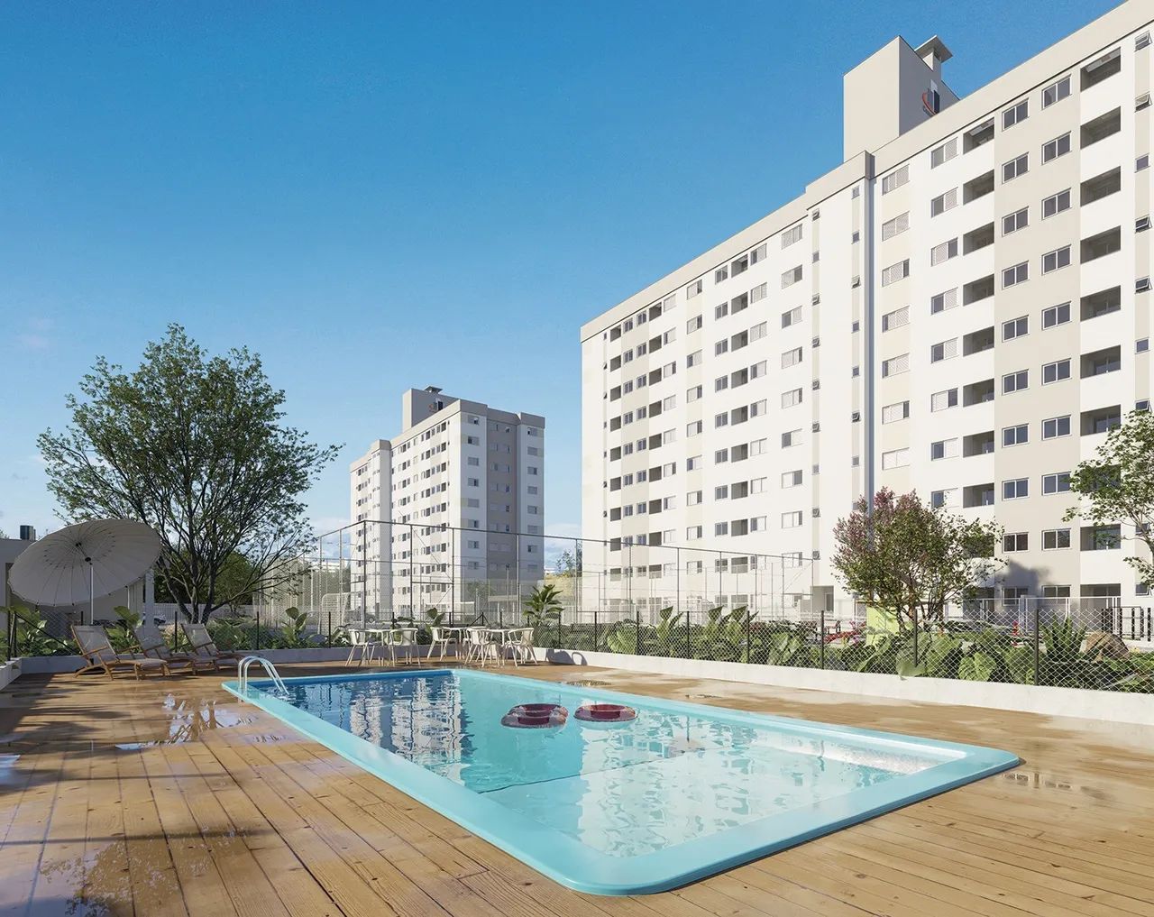 Apartamento (Padrão), com 2 quartos e 1 banheiros à Venda, 47 m² em Criciúma/SC