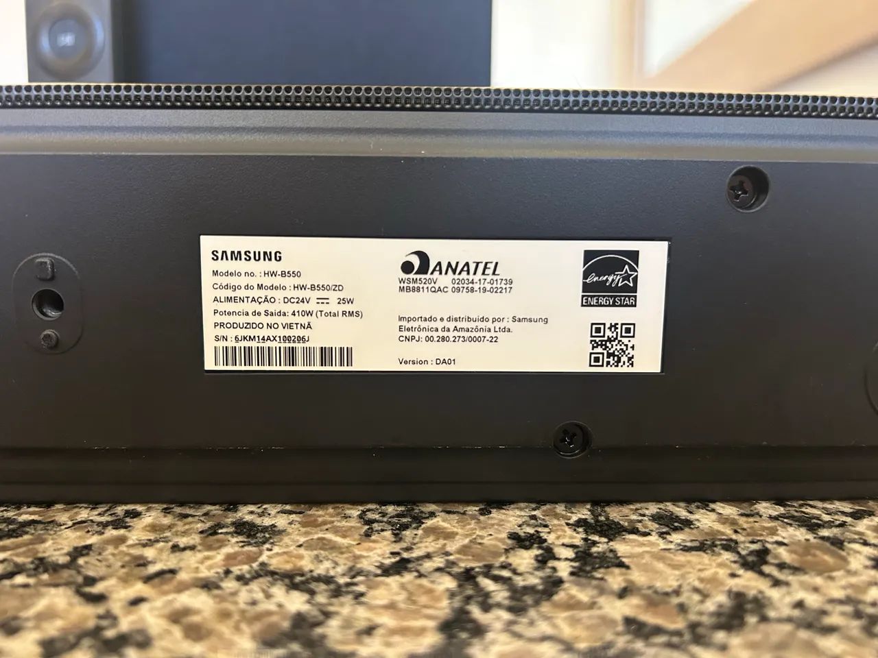 Soundbar Samsung Bluetooth/Wi-Fi B-Series HW-B650F