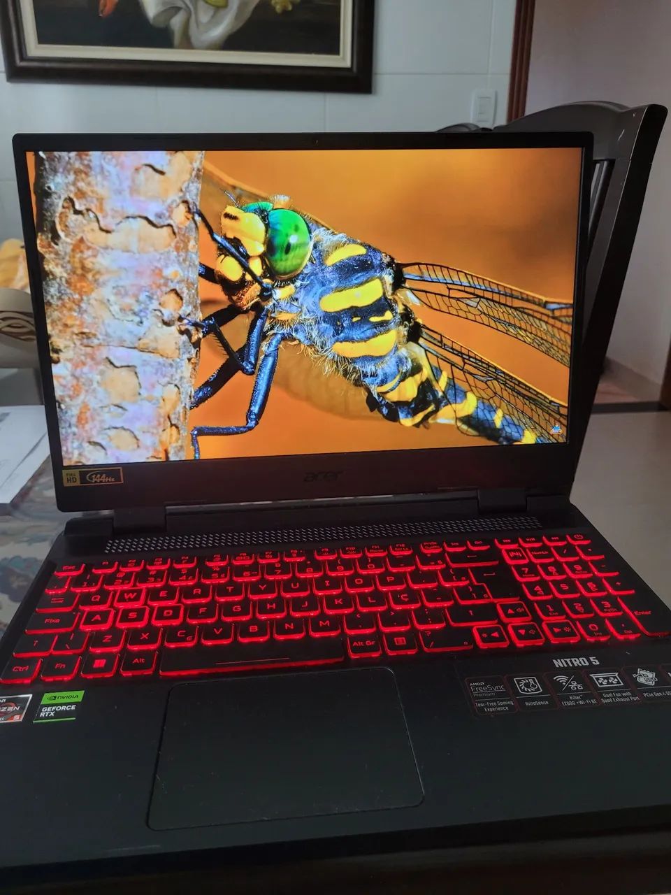 Notebook Acer Nitro5 AMD Ryzen 5 7535HS, RAM 8GB, GTX 3050, SSD 512GB, 15,6"Full HD, 144hz - Foto 3