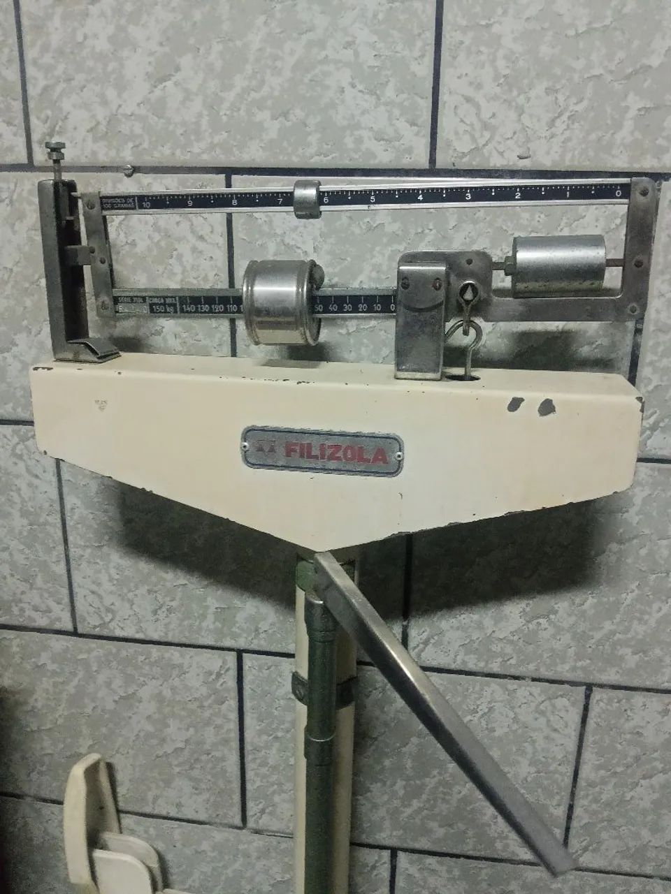 Balança mecânica antropométrica antiga da marca