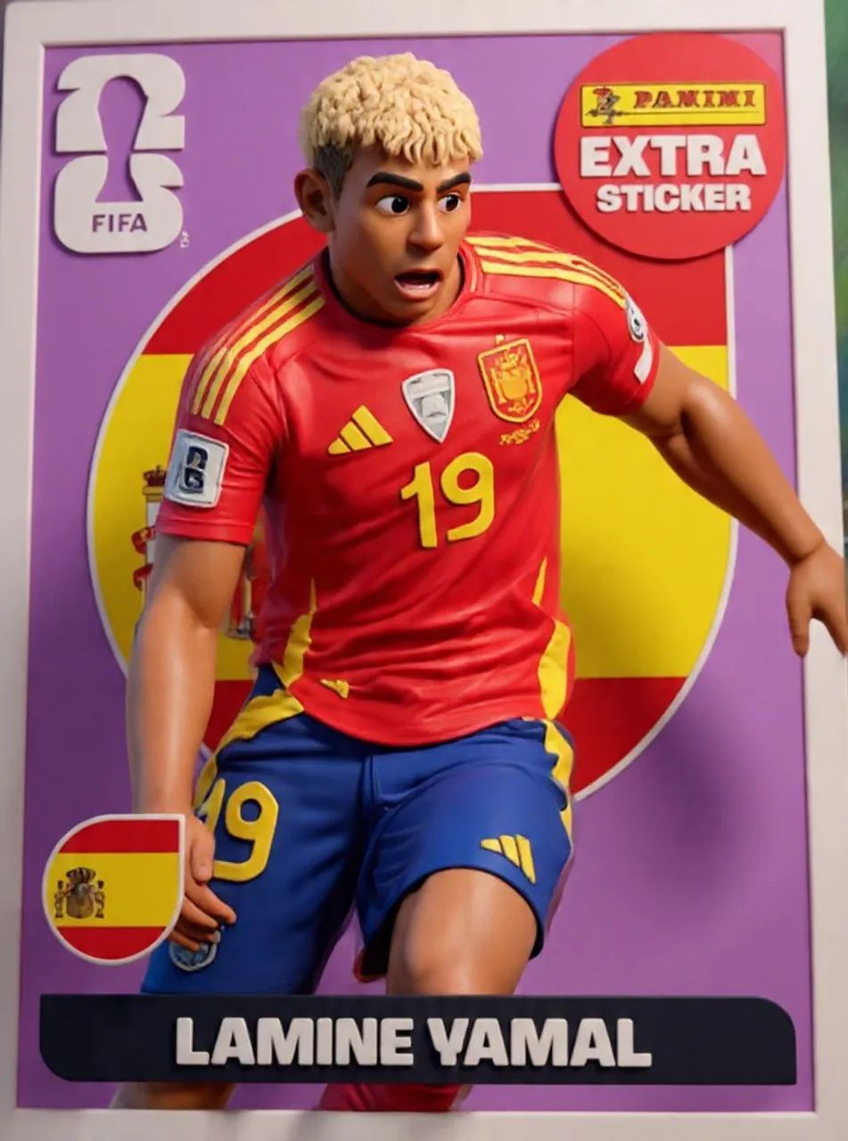 Lamine Yamal (Regular) - FIFA Extra sticker Panini - Foto 2