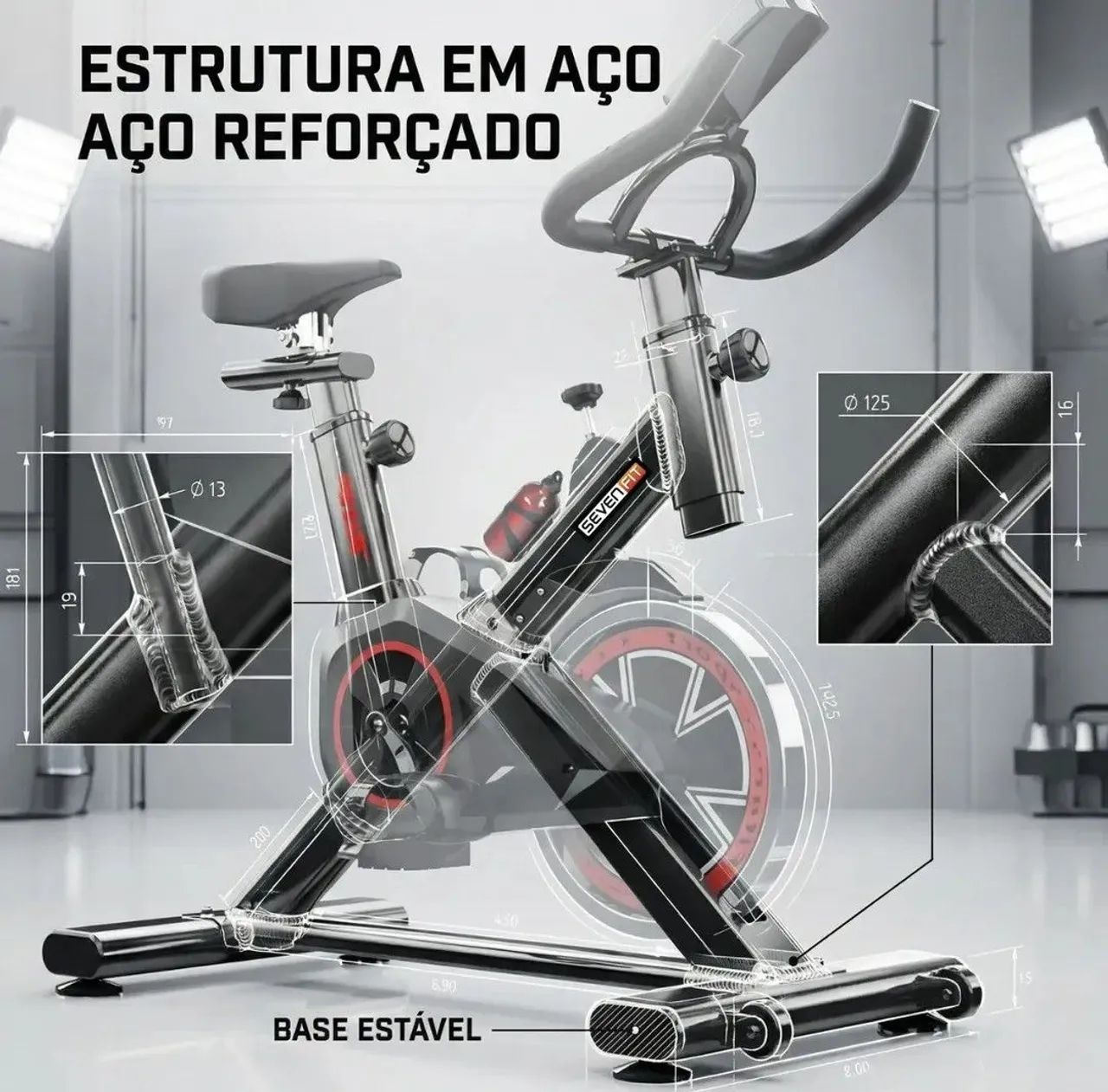 Bicicleta Ergométrica Spinning Sevenfit -  NOVA - Foto 3