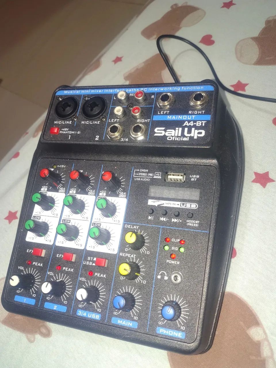 Mesa de 4 canais que pega bluetooth  - Foto 3