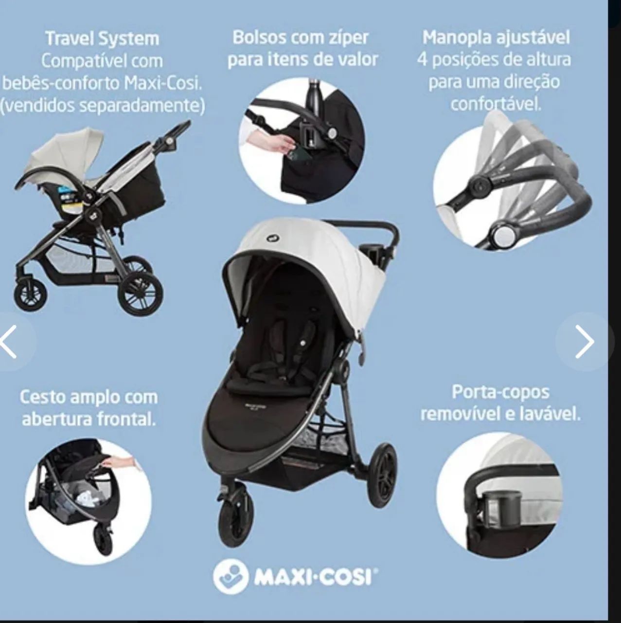 Carrinho Maxi-Cosi - Foto 4
