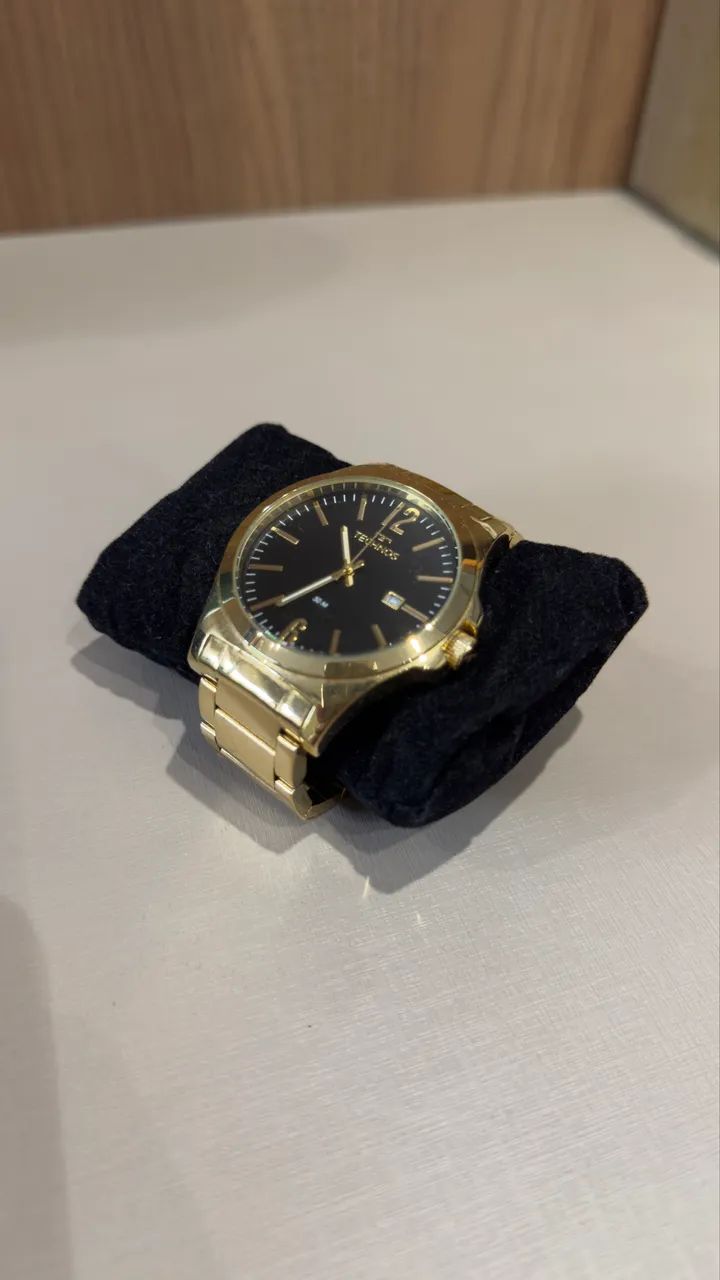 Relógio Technos Masculino Classic Steel Dourado  - Foto 2